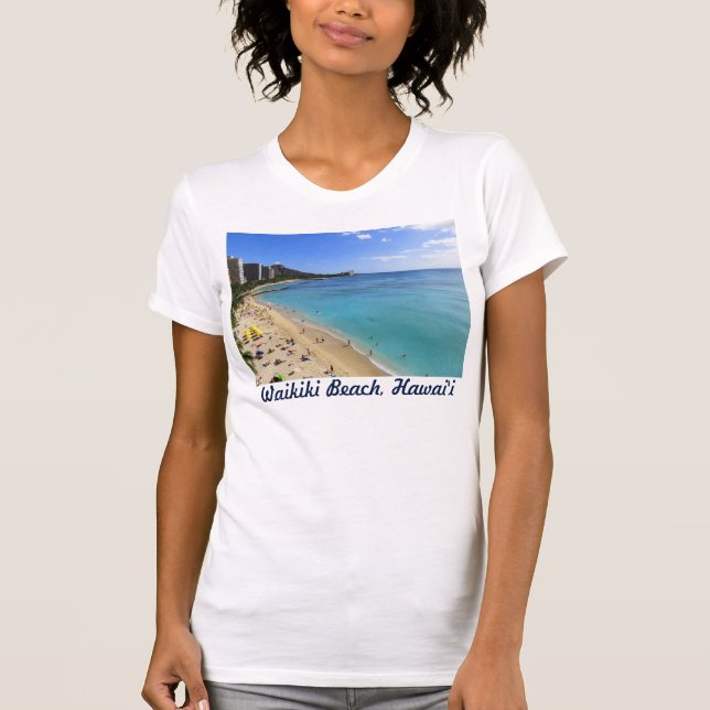 Camiseta Cabeza y Waikiki del diamante (Anverso)