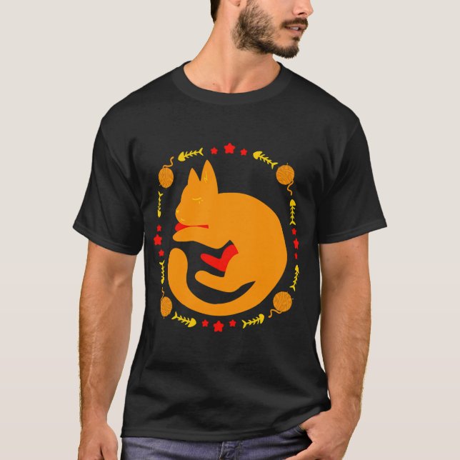Camiseta Cabezada de gato (Anverso)