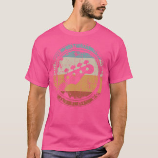 Camiseta Cabezal de guitarra bajo para bajista y músico de