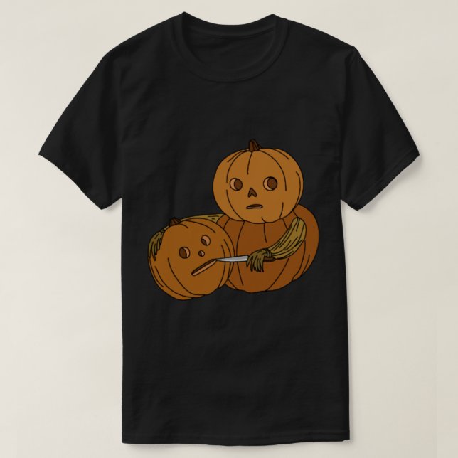 Camiseta Cabezas de calabaza (Diseño del anverso)