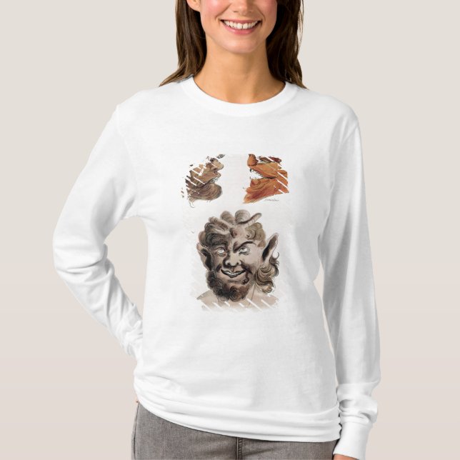 Camiseta Cabezas de demonios malvados (Anverso)