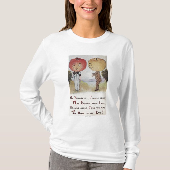 Camiseta Cabezas de Halloween GreetingApple (Anverso)