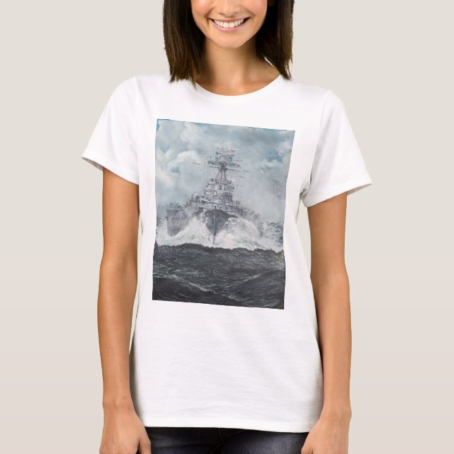 Camiseta Cabezas de la capilla para Bismarck 23rdMay 1941. (Anverso)