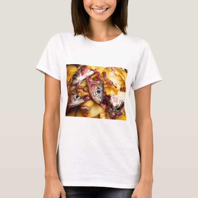 Camiseta Cabezas de la sardina (Anverso)