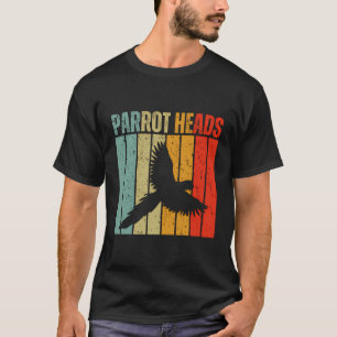Camiseta Cabezas de loro Retro Vintage Loro Trastorno Venti