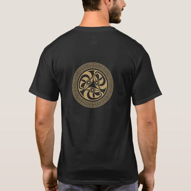 Camiseta Cabezas de pájaro celta (Reverso)