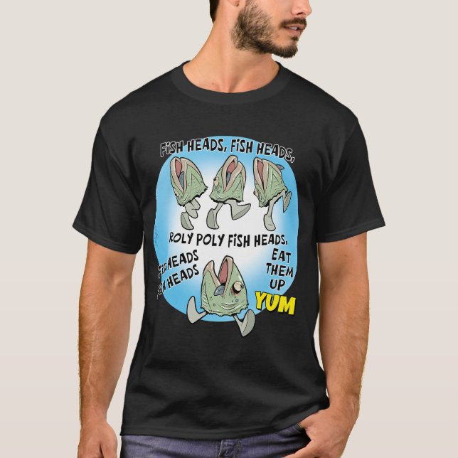 Camiseta Cabezas de pescado (Anverso)