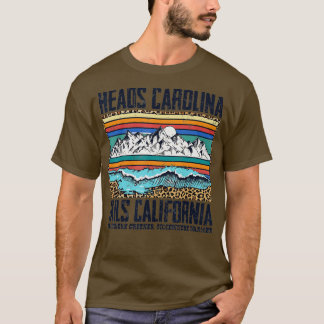 Camiseta Cabezas de Vintage Carolina Tail California Summer
