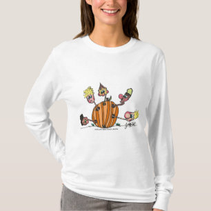 Camiseta Cabezas personalizados saliendo de una calabaza