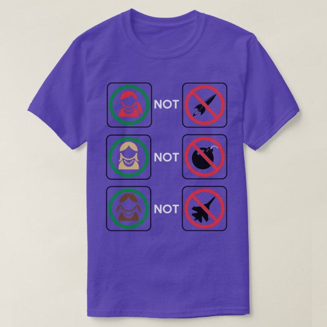 Camiseta Cabezas rojas no ojivas 2 (Diseño del anverso)