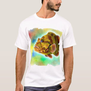 Camiseta Cabezon fish in watercolor 010924AREF120 - Waterco