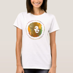 Camiseta cabida manga larga de Afrobella