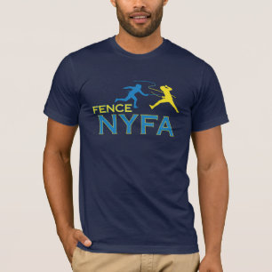 Camiseta cabida para hombre de la cerca NYFA