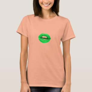 Camiseta cabida polluelo de la quemadura de las