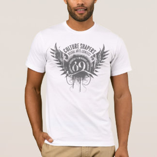 Camiseta cabida talladoras del vintage de la