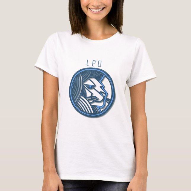 Camiseta cabida zodiaco de Leo (Anverso)