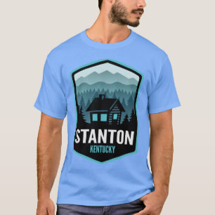 Camiseta Cabin de la ciudad montañosa de Stanton Kentucky