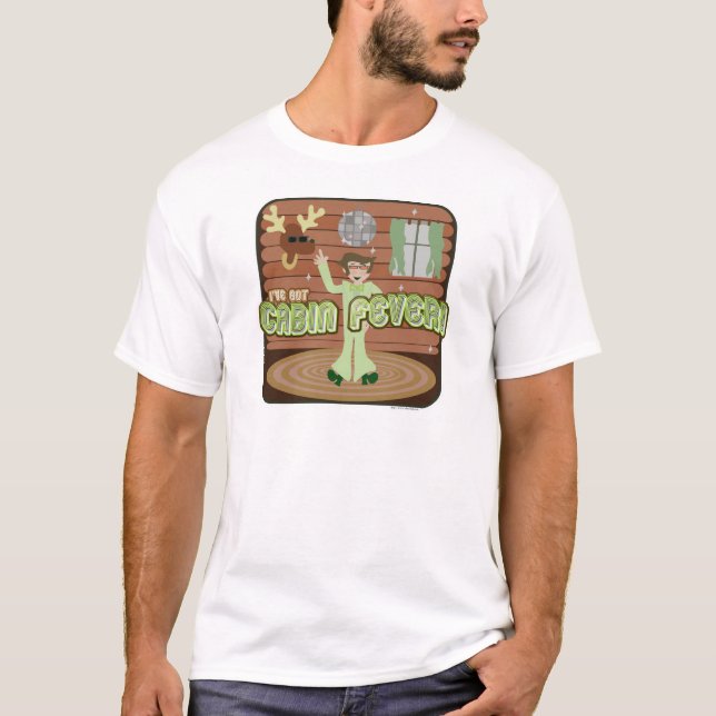 Camiseta Cabin Fever Funny Disco Fiesta Ilustracion (Anverso)