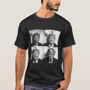 Camiseta Cabina De Fotos De Trump Con Orejas De Conejo De P