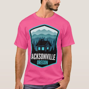 Camiseta Cabina de Jacksonville Oregon Mountain Town
