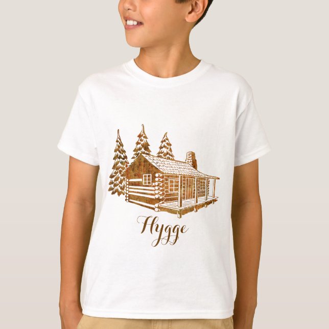Camiseta Cabina de registro acogedora - Hygge o tu propio t (Anverso)