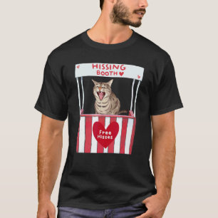 Camiseta Cabina de siseo de gato Siseos gratis para amantes
