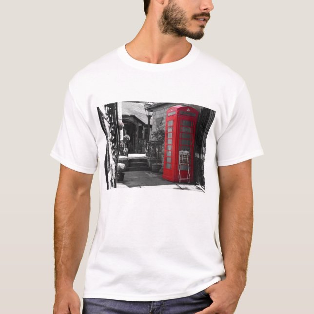 Camiseta Cabina de teléfono inglesa (Anverso)