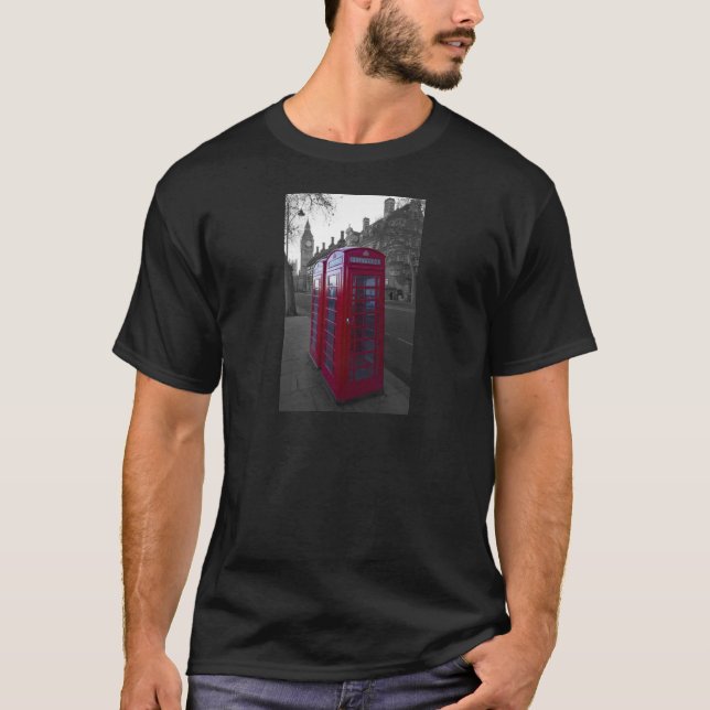 Camiseta Cabina de teléfonos roja de Londres (Anverso)