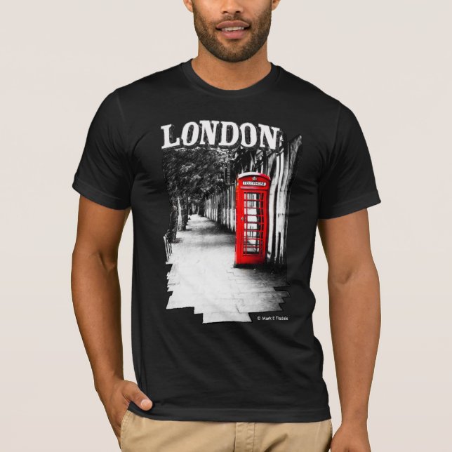 Camiseta Cabina de teléfonos roja de Londres (Anverso)