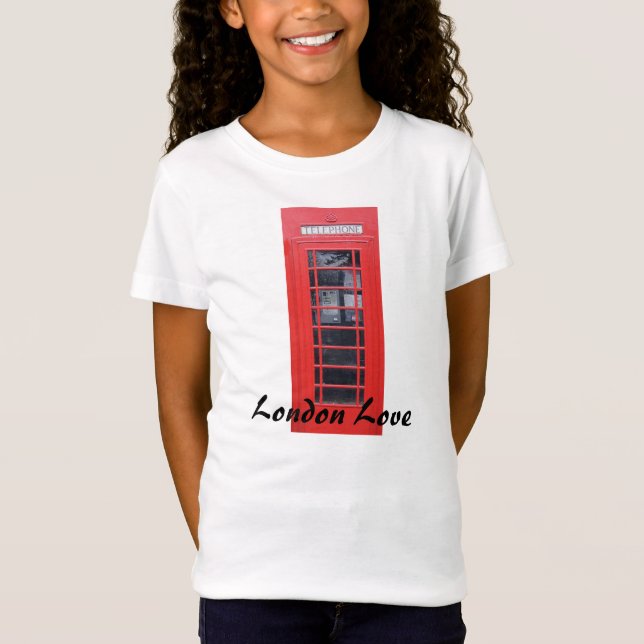 Camiseta Cabina de teléfonos roja de Londres (Anverso)