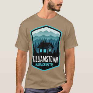 Camiseta Cabina de Williamstown Massachusetts Mountain Town