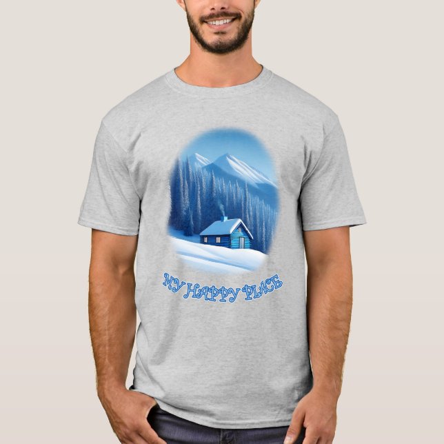 Camiseta Cabina Happy Place (Anverso)