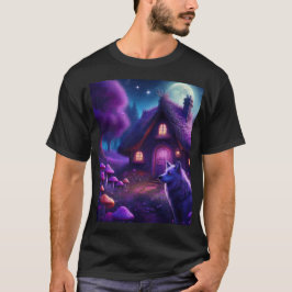 Camiseta Cabina Surrealista En El Bosque