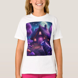 Camiseta Cabina Surrealista En El Bosque