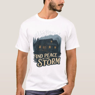 Camiseta Cabinaje Tormenta Rústica – Paz en la Naturaleza