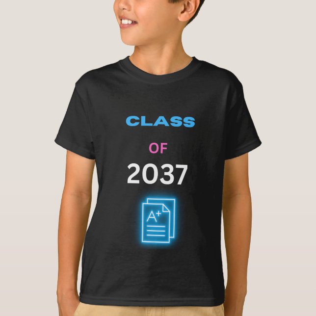Camiseta Cable de informe de clase de 2037 (Anverso)