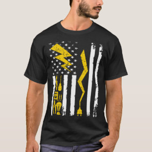 Camiseta Cable del circuito de la línea de tensión de la ba