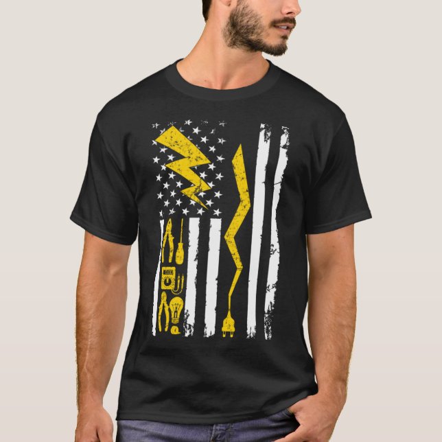 Camiseta Cable del circuito de la línea de tensión de la ba (Anverso)