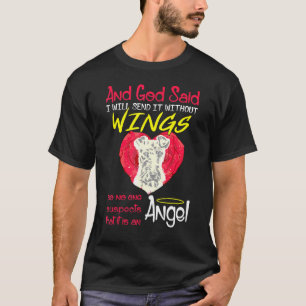 Camiseta Cable Fox Terrier Angel sin alas
