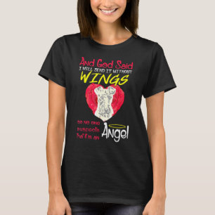 Camiseta Cable Fox Terrier Angel sin alas