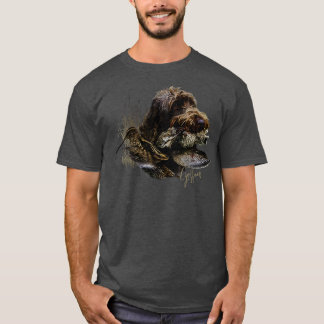 Camiseta Cableado apuntando Griffon Woodaching
