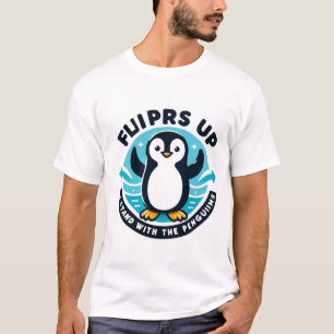 Camiseta Cables avispas para activista ambiental pingüino