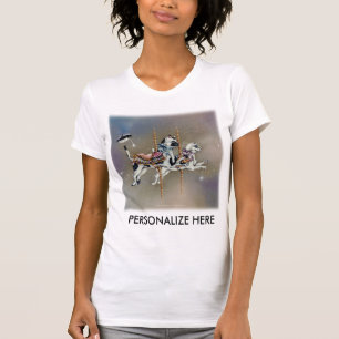 Camiseta Cables de tanque - Cuadros de carrusel SQ