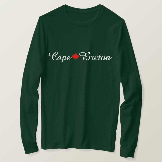 Camiseta Cabo Breton Nueva Escocia Halifax Personalizar Can (Anverso del diseño)