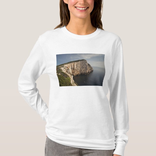Camiseta Cabo Caccia, Alghero, Cerdeña, Italia (Anverso)