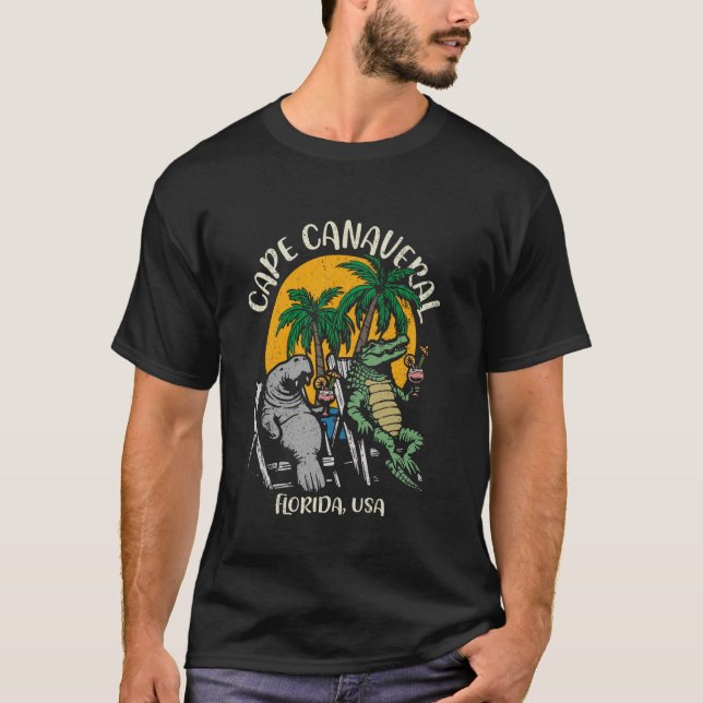 Camiseta Cabo Canaveral Florida Estados Unidos Divertido la (Anverso)