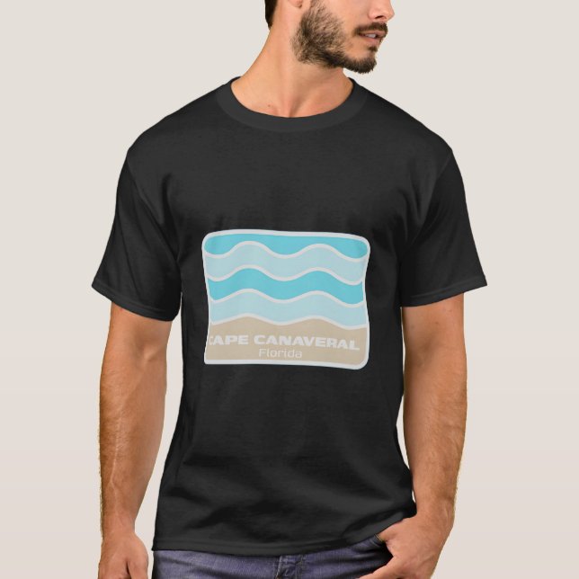Camiseta Cabo Cañaveral Florida Olas Playa (Anverso)