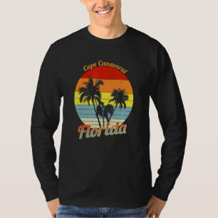 Camiseta Cabo Canaveral Florida Retro Tropical Palmeras V