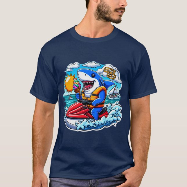 CAMISETA CABO COD-GRAN CREMA DE HIELO BLANCO COMEDOR 11 (Anverso)