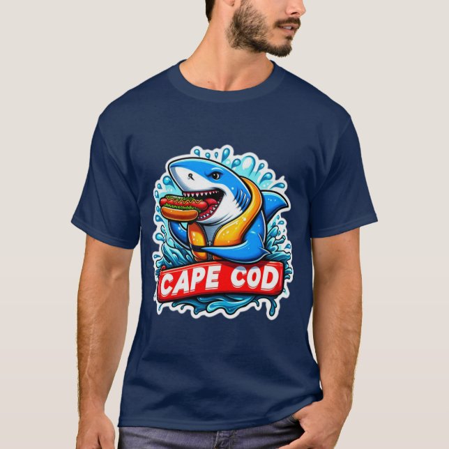 CAMISETA CABO COD-GREAT BLANCO COMIENDO PERRO CALIENTE 3 (Anverso)